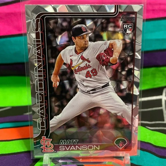 ⚾️ MATT SVANSON *DIAMANTÉ ROOKIE CARD* ⚾️ - Picture 1 of 2